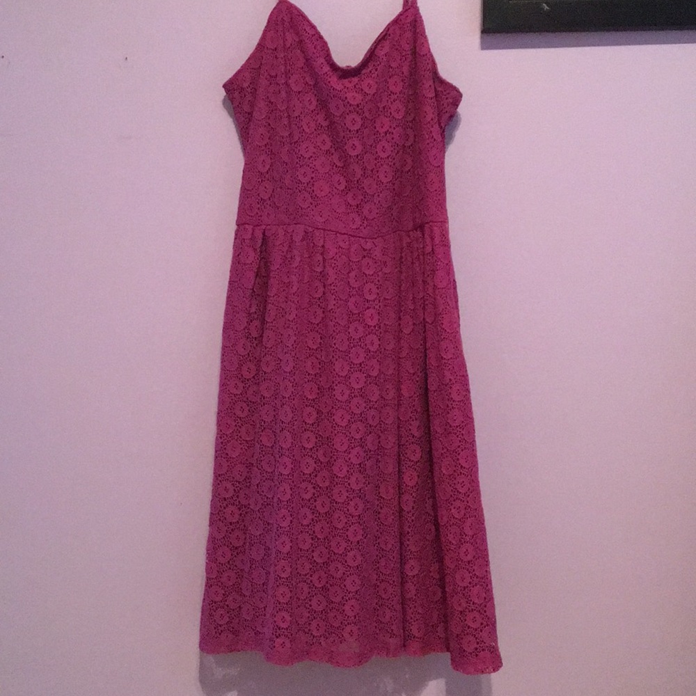 purple summer dress